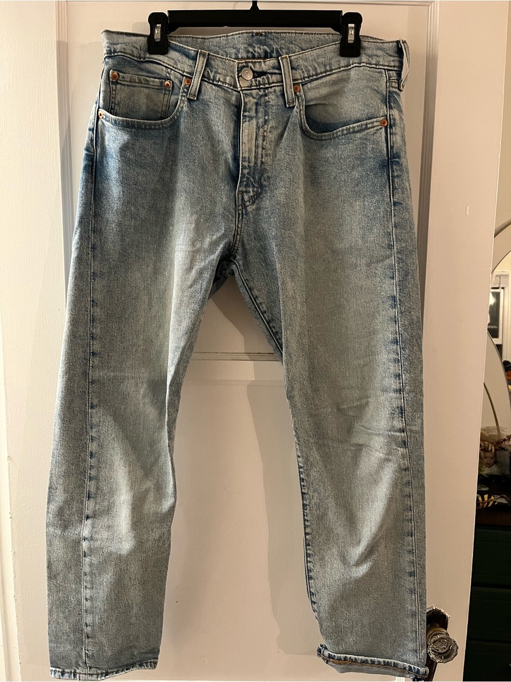 Levi's Light Blue Straight Leg Jeans